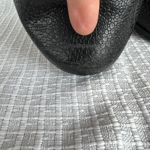 Dansko 40 Loafer Shoes Womens 9.5-10 Olivia Black Leather Slip On Wedge Embossed - Picture 9 of 13